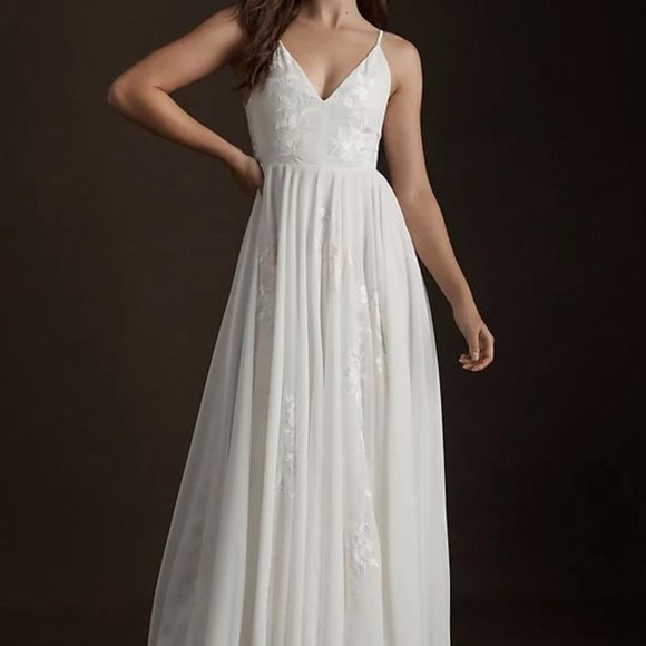 BHLDN Dresses & Skirts - BHLDN Bonaire Dreams of You Wedding Gown Size 0